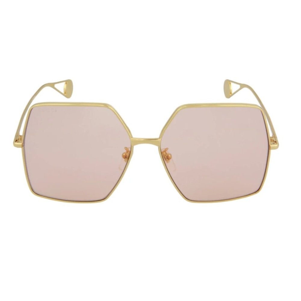 Gucci Oversized Metal Frame 62mm Sunglasses - Picture 2 of 3